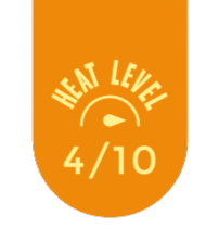Heat level icon for Hot Honey Ginger and Lime Hot Sauce