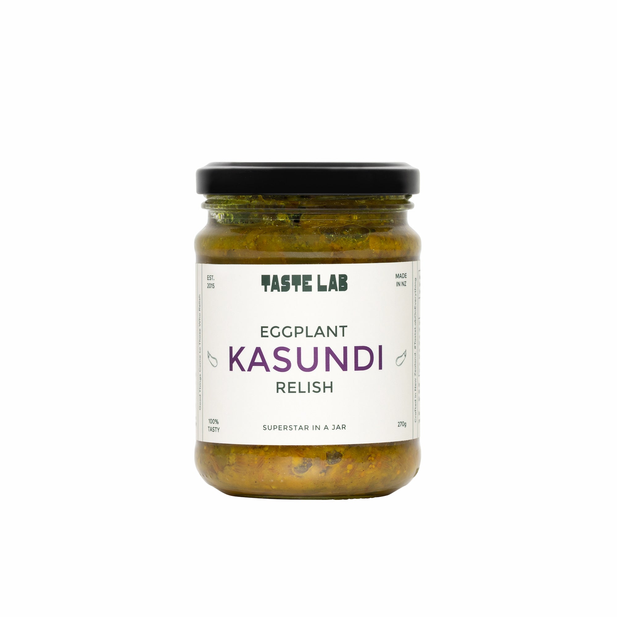Taste Lab eggplant kasundi relish jar New Zealand