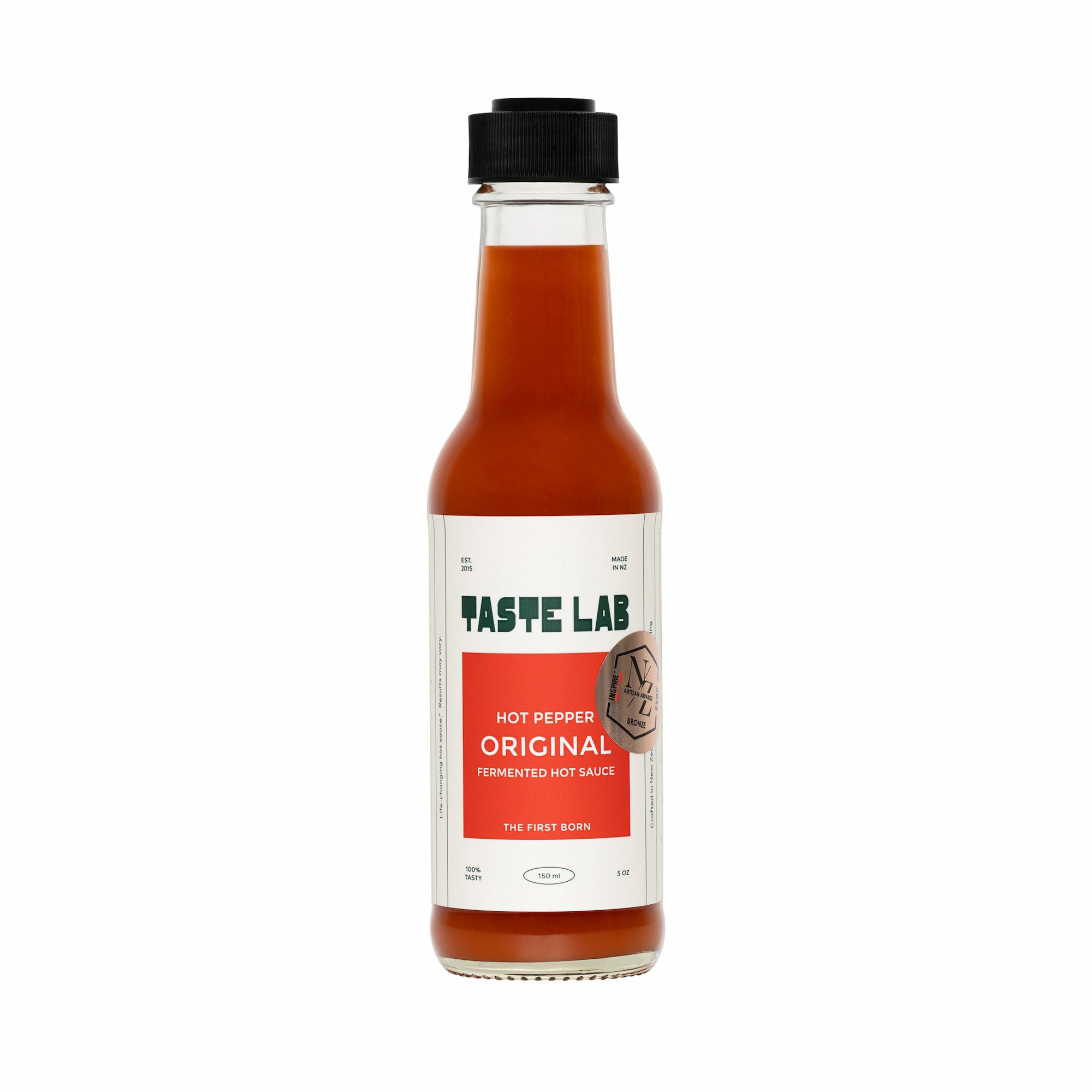 Taste Lab hot pepper original Louisiana style hot sauce bottle New Zealand
