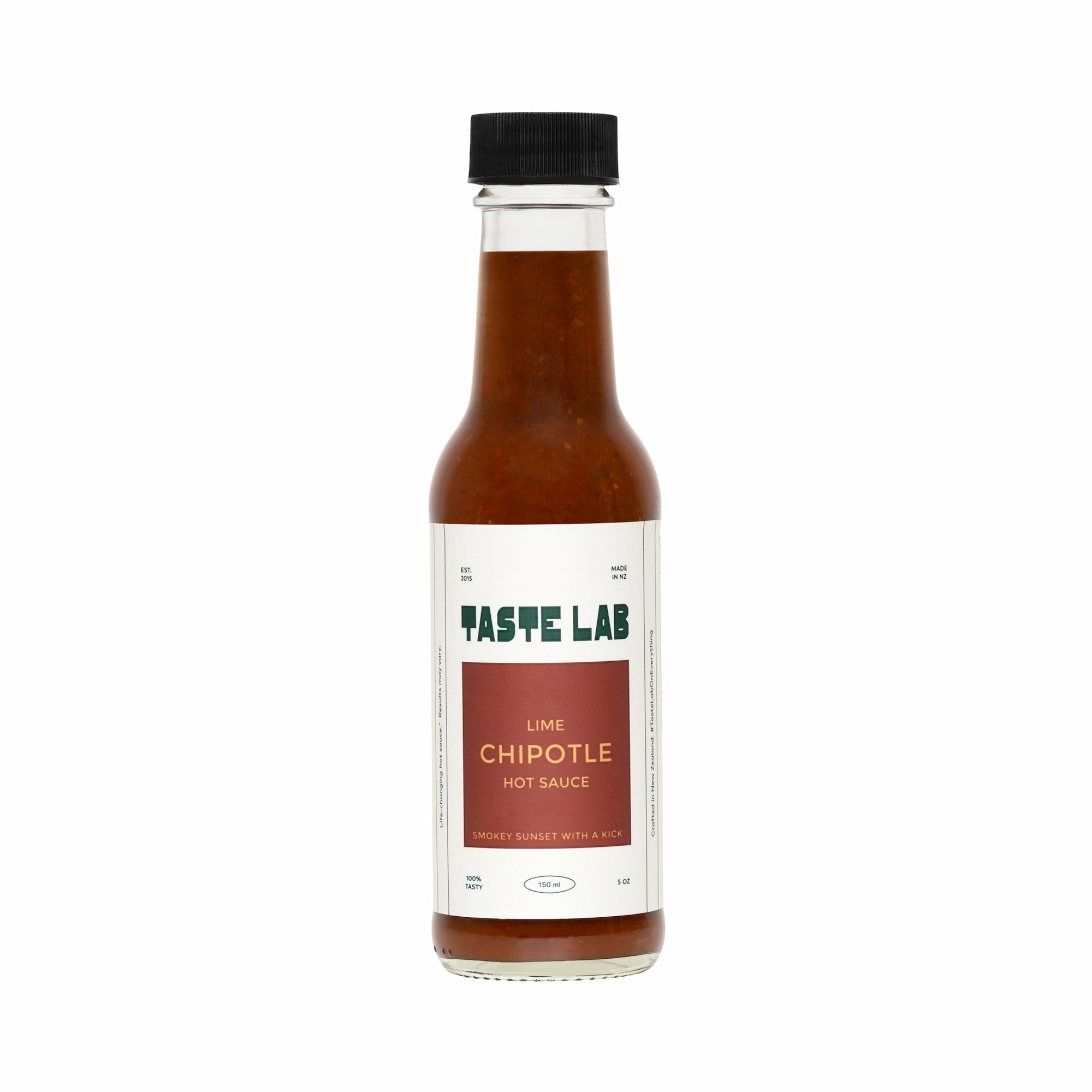 Taste Lab lime chipotle hot sauce bottle New Zealand
